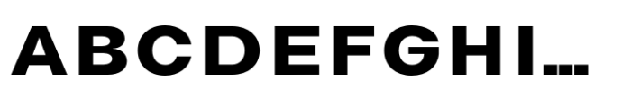 Avita Bold Expanded Font UPPERCASE