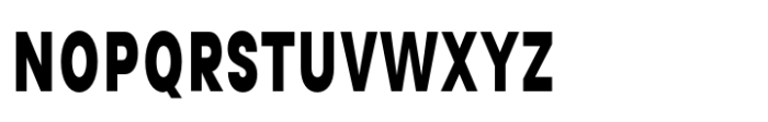 Avita Extra Bold Condensed Font UPPERCASE