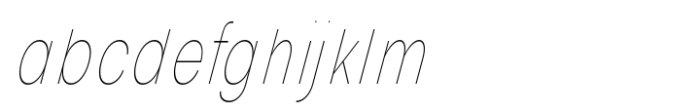 Avita Hairline Condensed Oblique FONT