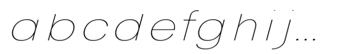 Avita Hairline Expanded Oblique FONT