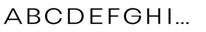 Avita Light Expanded Font UPPERCASE