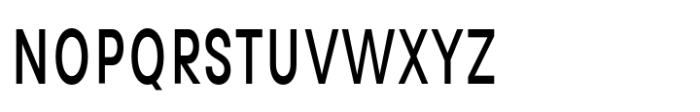 Avita Medium Condensed Font UPPERCASE