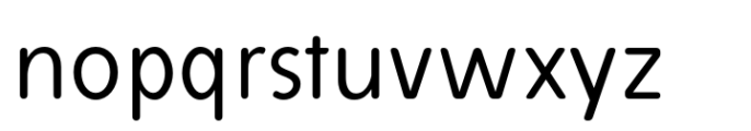Avita Regular Rounded Font LOWERCASE