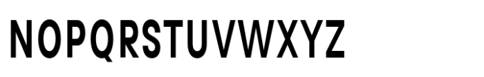 Avita Semi Bold Condensed Font UPPERCASE