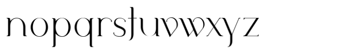 Avoca Regular Font LOWERCASE