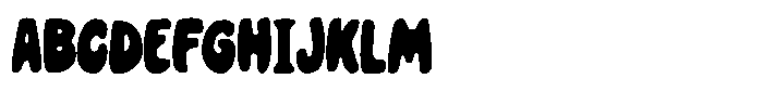 Avocado Croissant Font UPPERCASE