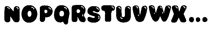 Avocado Hand Highlight Font UPPERCASE
