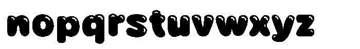 Avocado Hand Highlight Font LOWERCASE