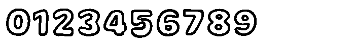 Avocado Hand Outline Font OTHER CHARS