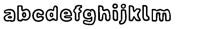Avocado Hand Outline FONT