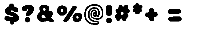 Avocado Hand Reflection Font OTHER CHARS