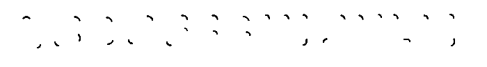 Avocado Hand Reflection Font UPPERCASE