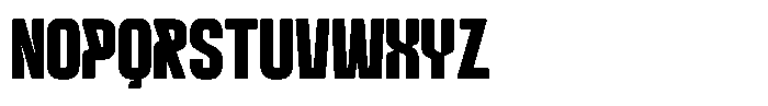 Avoerock Sans Regular Font UPPERCASE