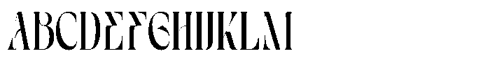 Avoerock Serif Regular Font UPPERCASE