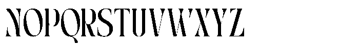 Avoerock Serif Regular Font UPPERCASE