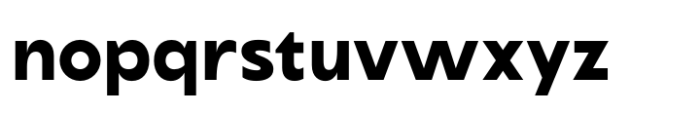 Avoka ZT Heavy Font LOWERCASE
