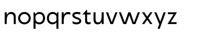 Avoka ZT Regular Font LOWERCASE