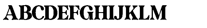 Avolta Font UPPERCASE