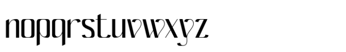 Avonick Medium Font LOWERCASE