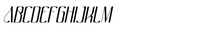 Avonick Oblique Font UPPERCASE
