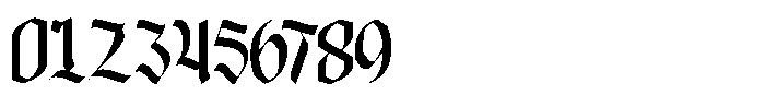 Avore  Blackletter Regular Font OTHER CHARS