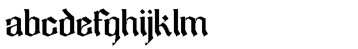 Avore  Blackletter Regular FONT