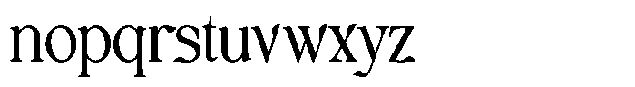 Avoxan Bold Condensed Font LOWERCASE