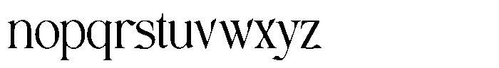 Avoxan Condensed Font LOWERCASE