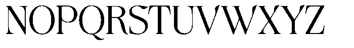 Avoxan Expended Font UPPERCASE