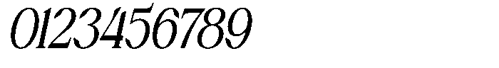 Avoxan Slant Bold Condensed Font OTHER CHARS