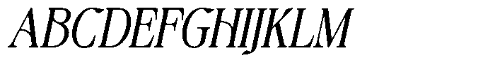 Avoxan Slant Bold Condensed Font UPPERCASE