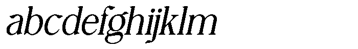 Avoxan Slant Bold Condensed FONT