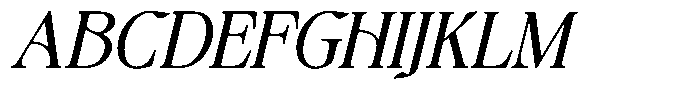 Avoxan Slant Bold Expended Font UPPERCASE