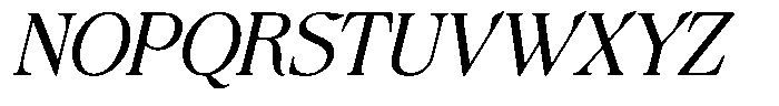Avoxan Slant Bold Expended Font UPPERCASE