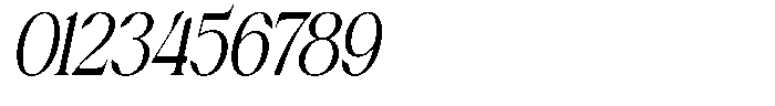 Avoxan Slant Condensed Font OTHER CHARS
