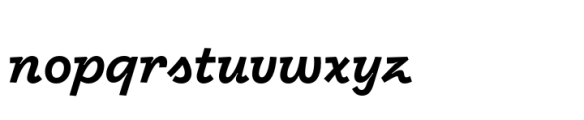 Avril Bold Font LOWERCASE