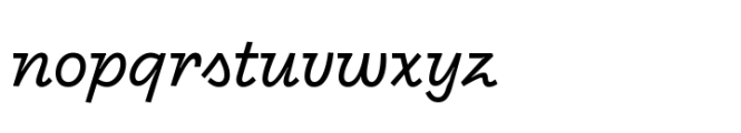 Avril VF Font LOWERCASE