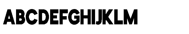 Avtech Black Condensed Font UPPERCASE