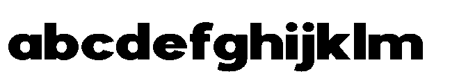 Avtech Black Expanded FONT