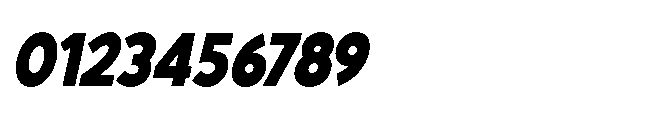 Avtech Black Semi Condensed Slanted Font OTHER CHARS