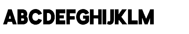 Avtech Black Semi Condensed Font UPPERCASE