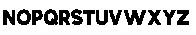 Avtech Black Semi Condensed Font UPPERCASE