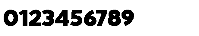 Avtech Black Semi Expanded Font OTHER CHARS