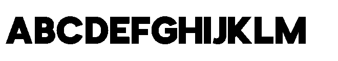 Avtech Black Font UPPERCASE