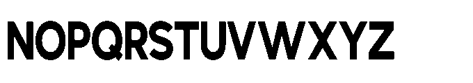 Avtech Bold Condensed Font UPPERCASE