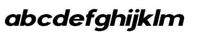 Avtech Bold Expanded Slanted FONT