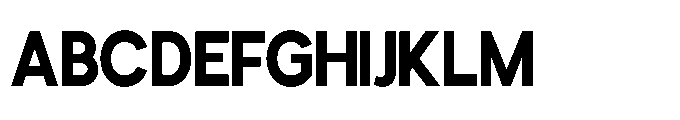 Avtech Bold Semi Condensed Font UPPERCASE