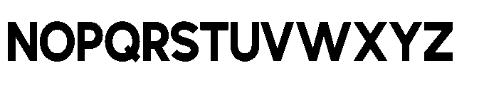 Avtech Bold Semi Condensed Font UPPERCASE