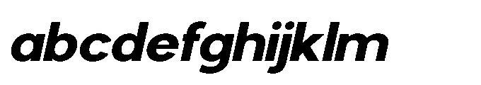 Avtech Bold Semi Expanded Slanted FONT