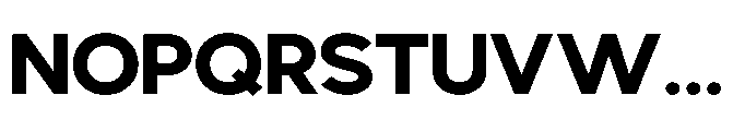 Avtech Bold Semi Expanded Font UPPERCASE